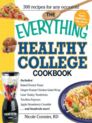 cover image of The Everything Healthy College Cookbook